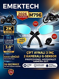 Motosiklet kamera seti