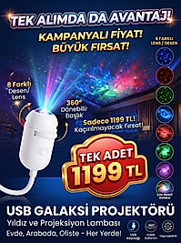 8 lensli Galaxy projektör lambası